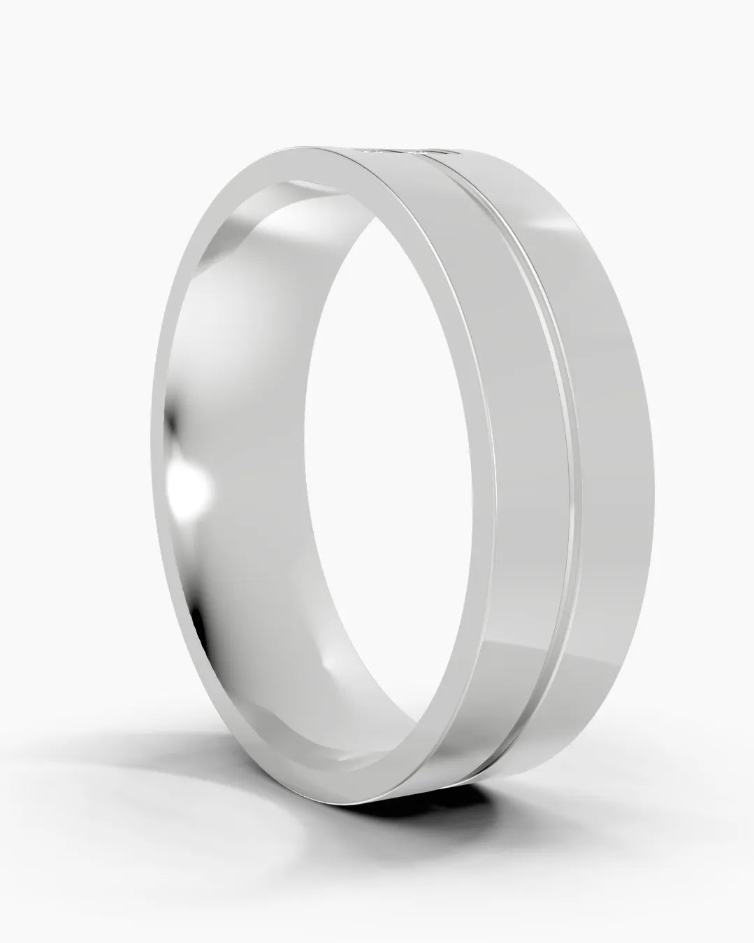 Twinkling Square Men Ring