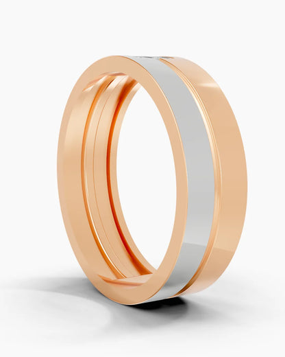 Diamond Grid Men Ring