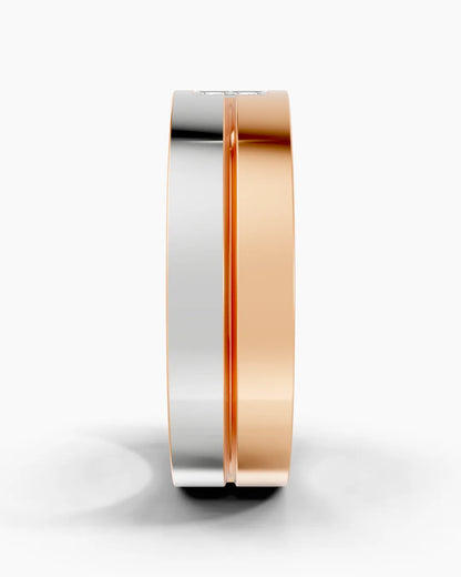 Diamond Grid Men Ring