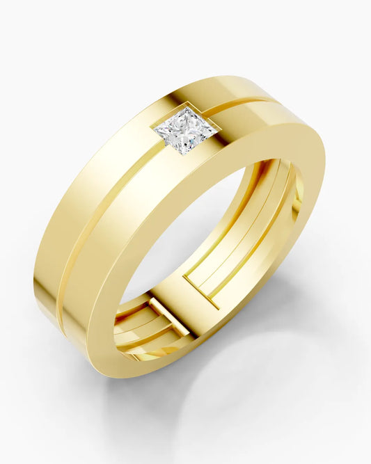 Celestial Beam Men Ring