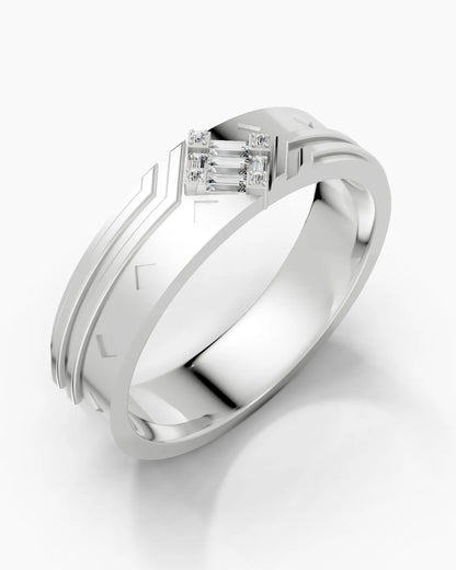 Shine Linear Men Ring