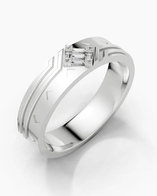 Shine Linear Men Ring
