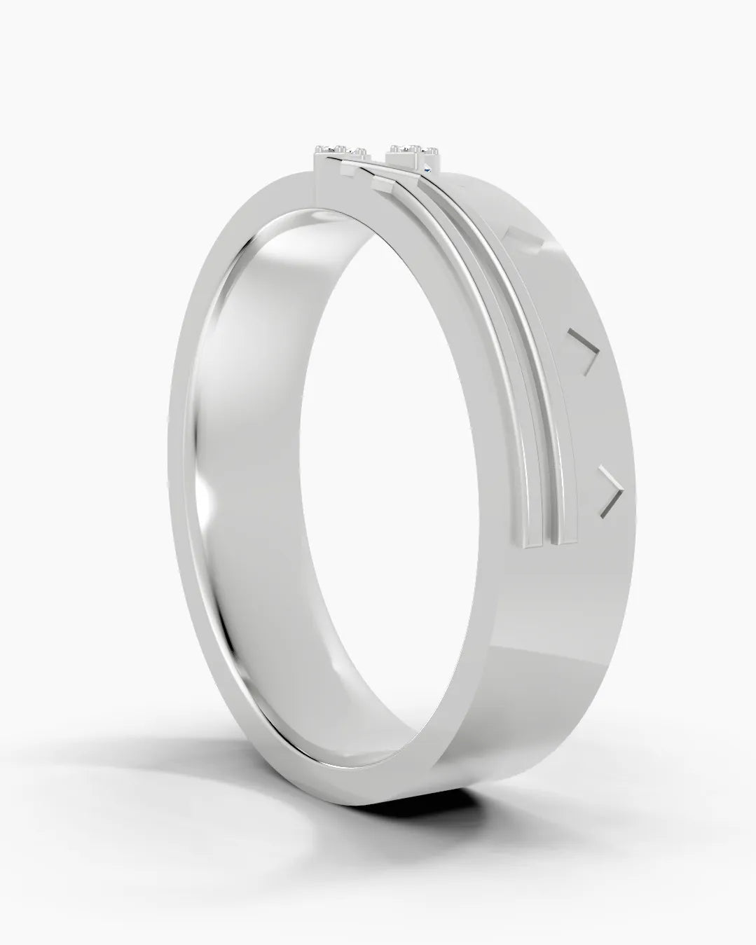 Shine Linear Men Ring
