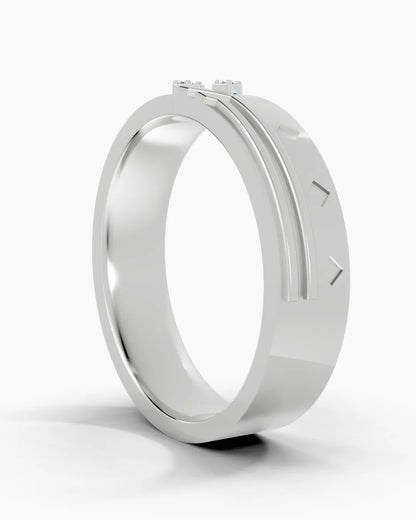 Shine Linear Men Ring