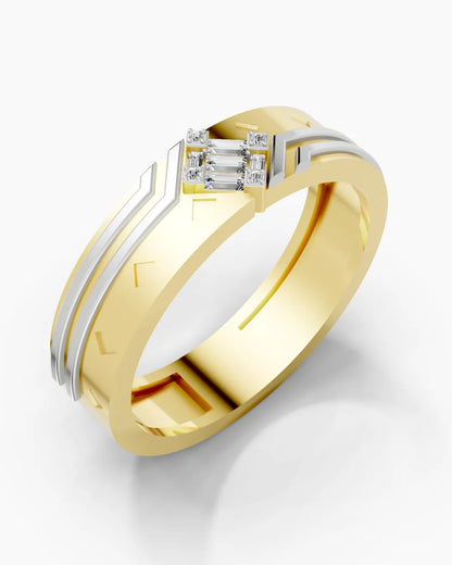 Forge Baguette Men Ring