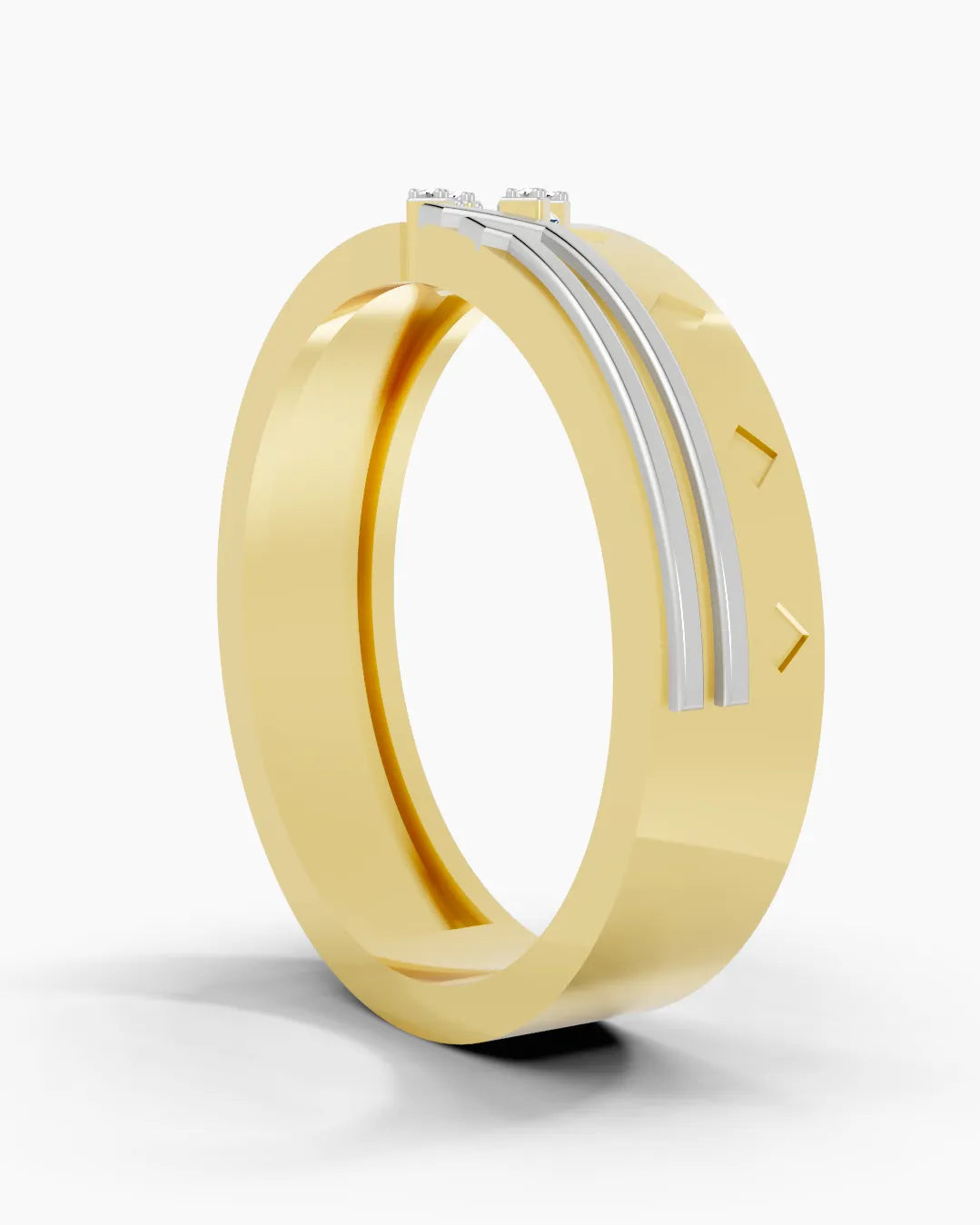 Forge Baguette Men Ring