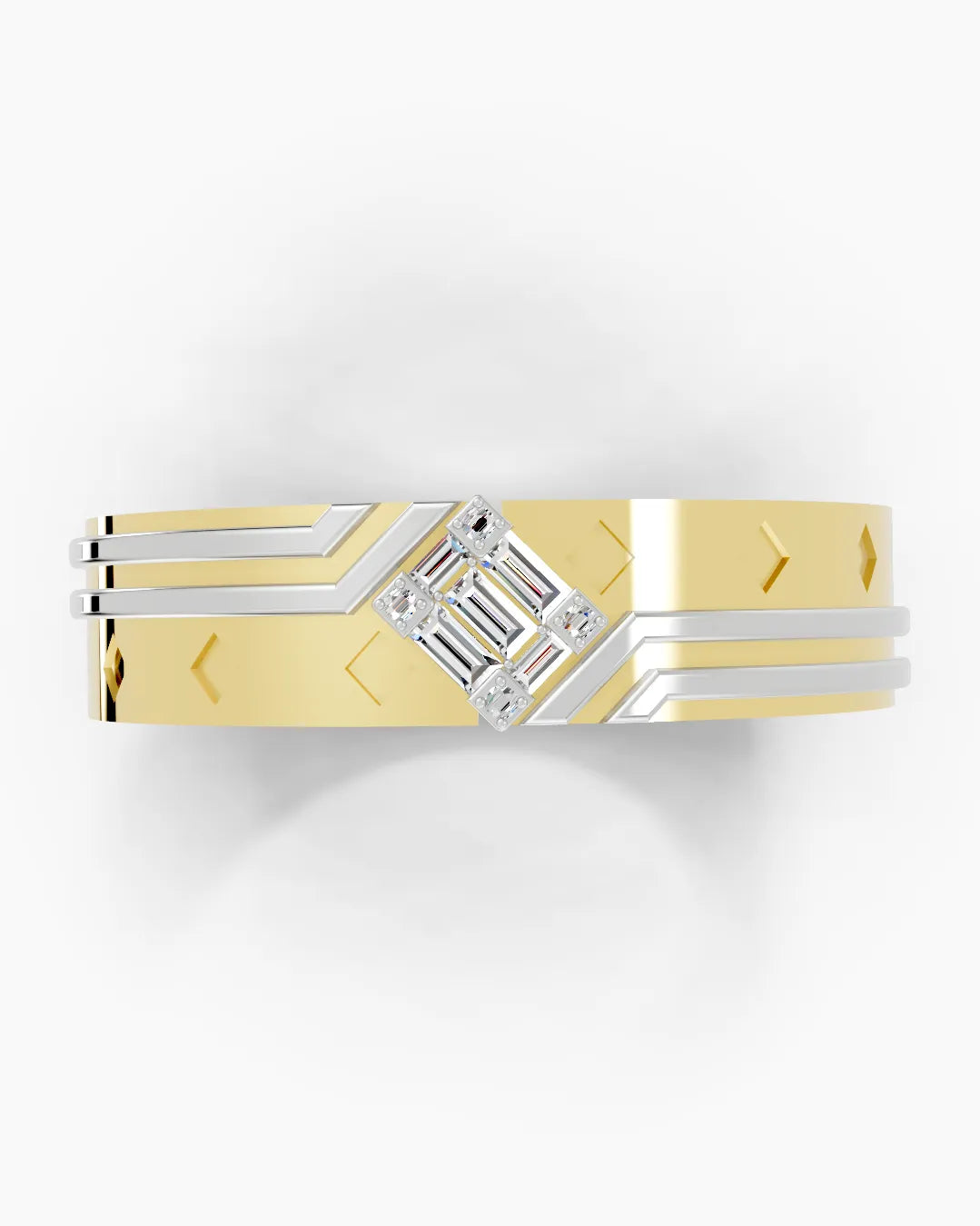 Forge Baguette Men Ring