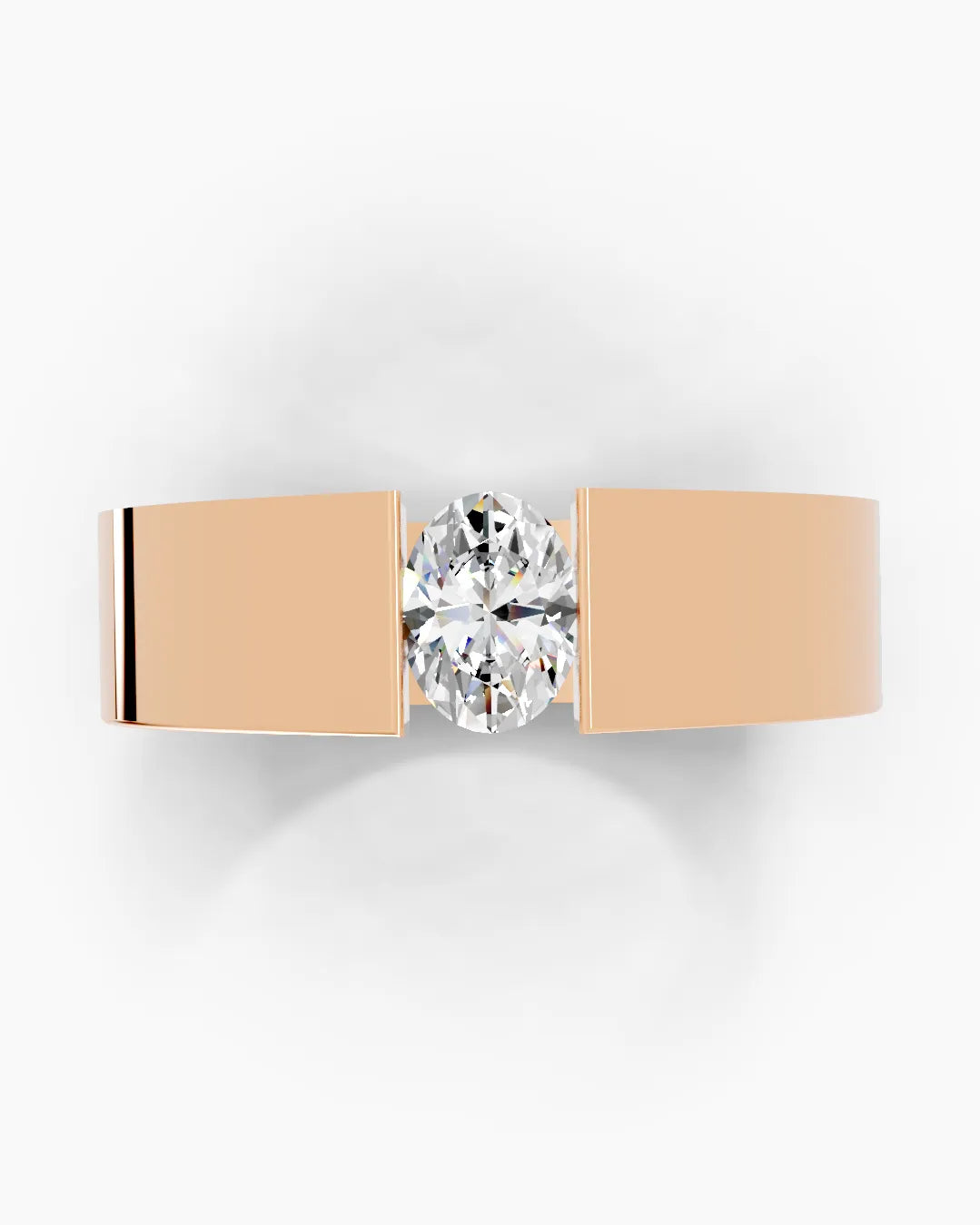 Oval Glow Men Ring