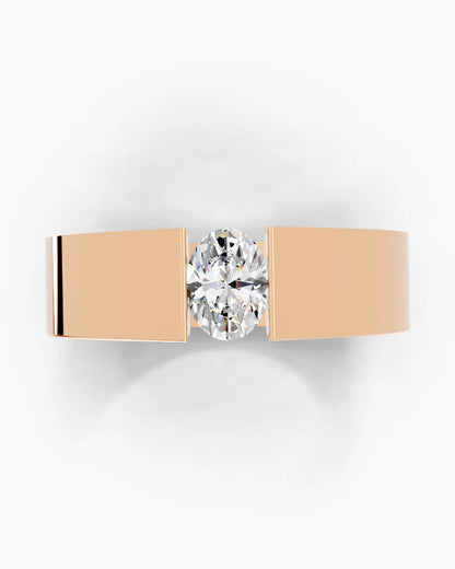 Oval Glow Men Ring