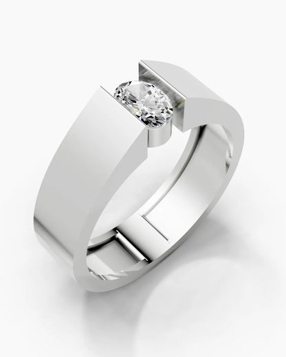 Oval Spark Men Ring