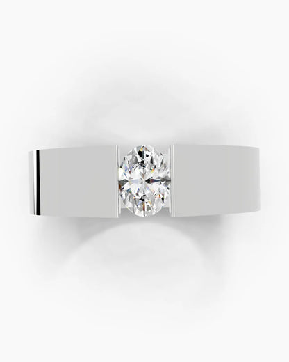 Oval Spark Men Ring