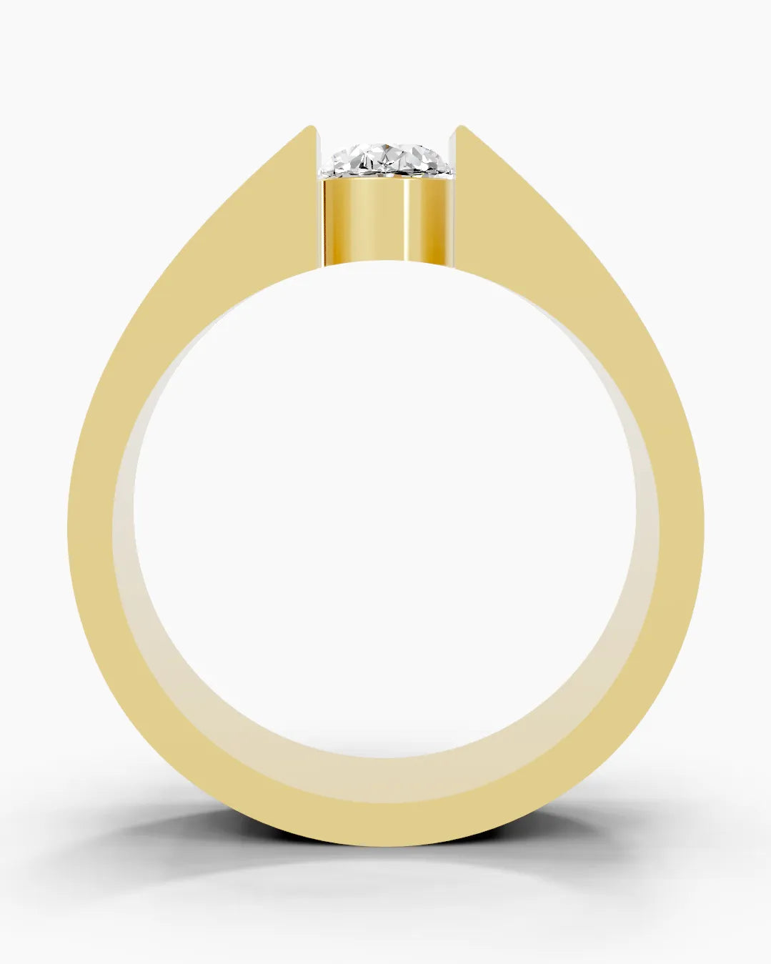 Oval Radiance Men Ring