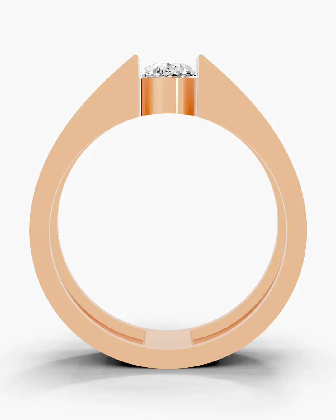 Aurora Oval Men Ring