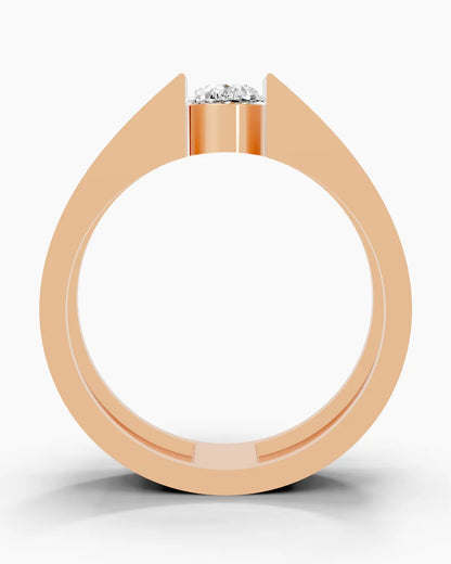 Aurora Oval Men Ring