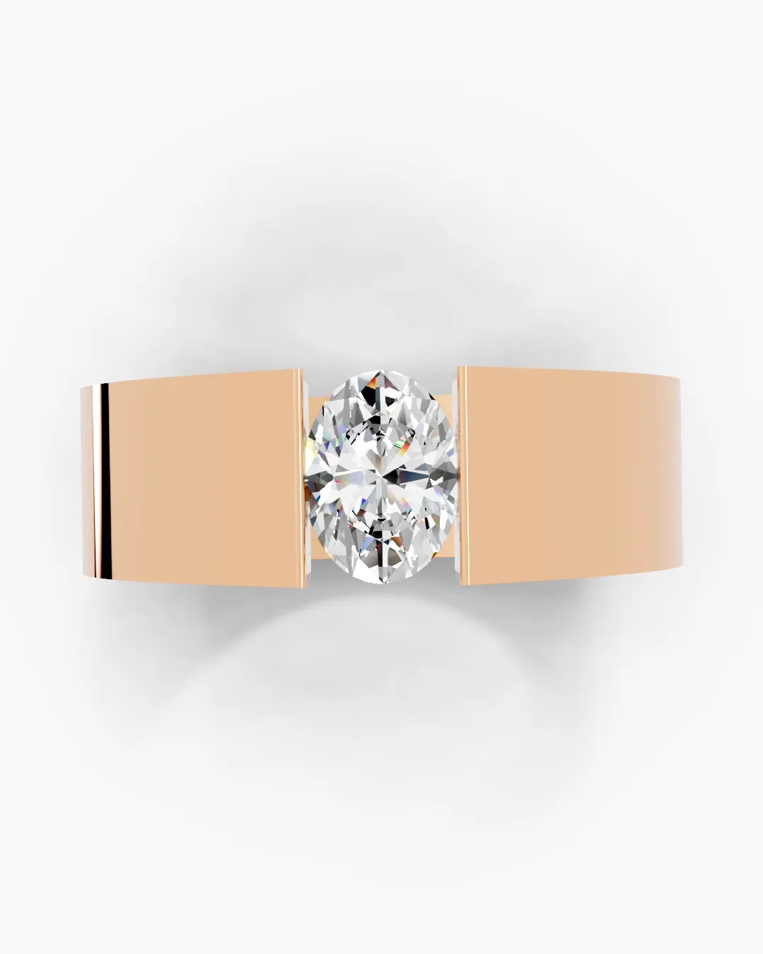 Aurora Oval Men Ring
