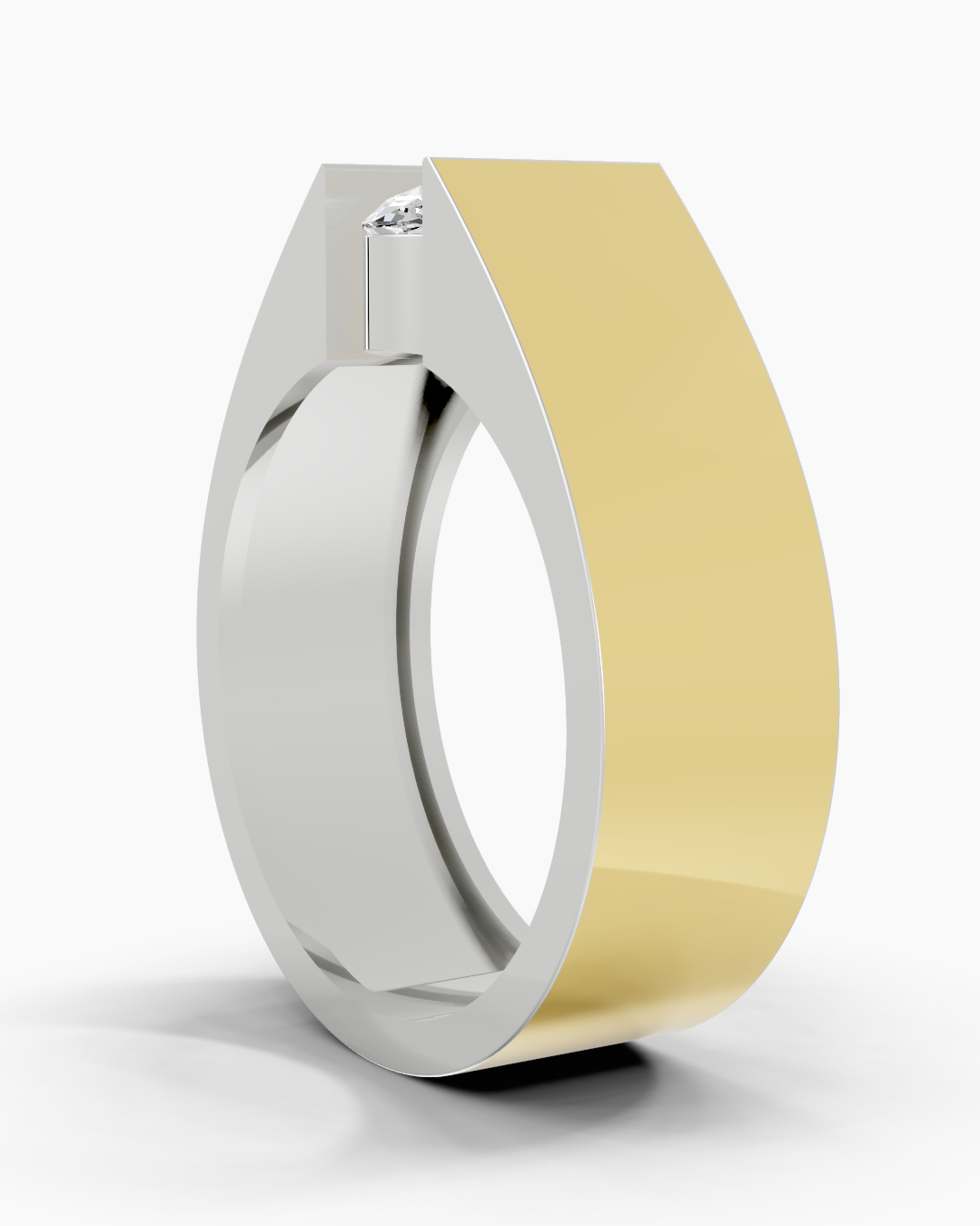 Oval Gleam Men Ring