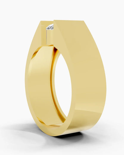 Oval Gleam Men Ring