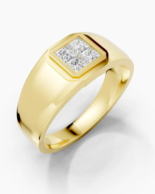 Echelon Square Men Ring