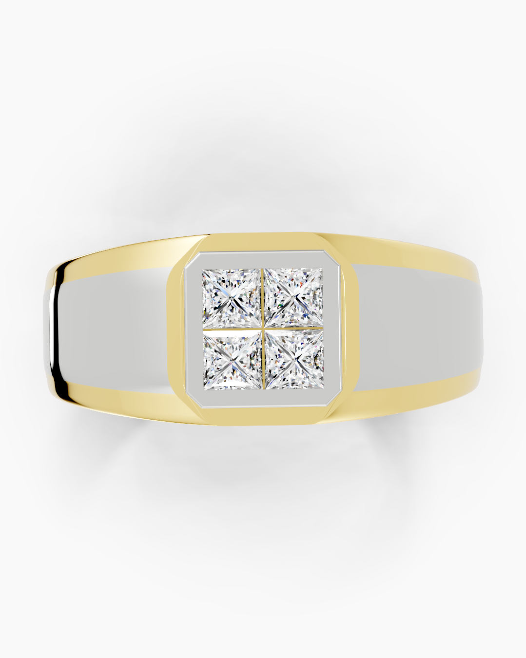 Echelon Square Men Ring