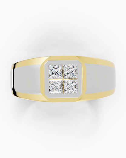Echelon Square Men Ring