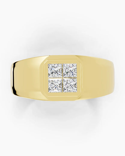 Echelon Square Men Ring