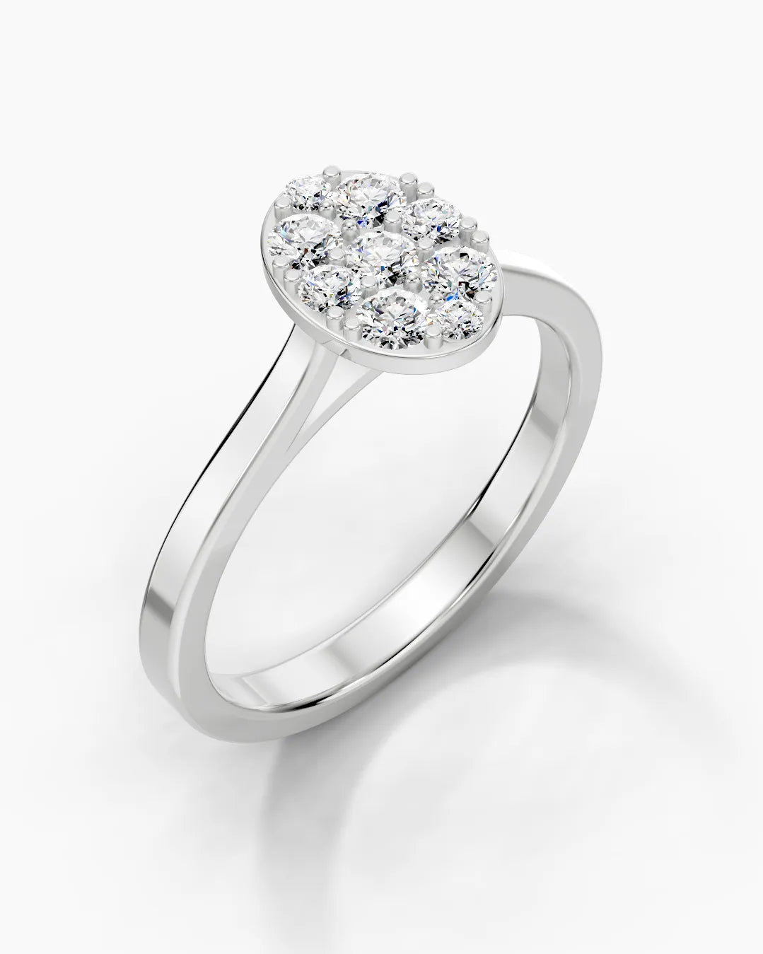 Prime Nine Stone Women Ring