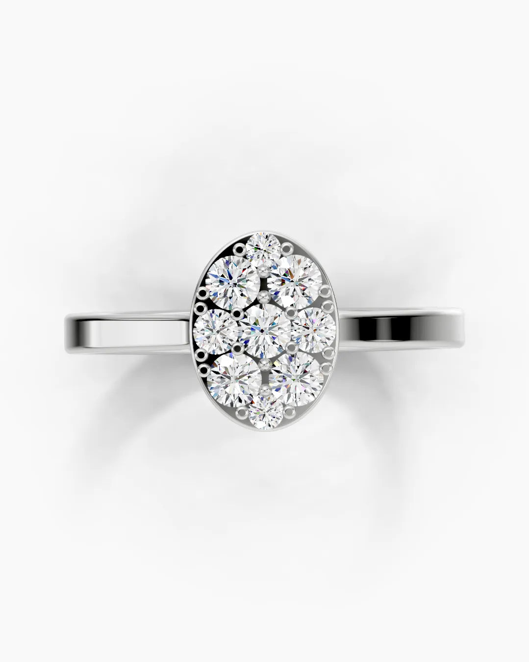 Prime Nine Stone Women Ring