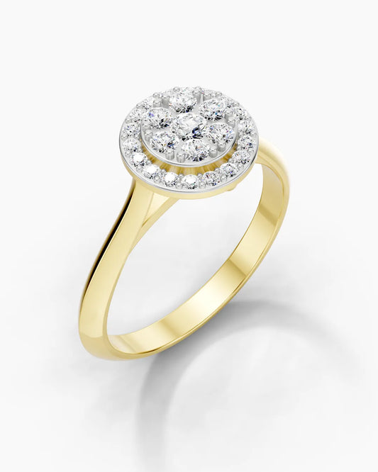 Glowing Orchid Women Ring