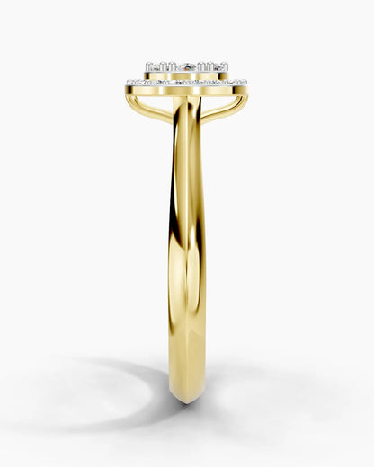 Glowing Orchid Women Ring