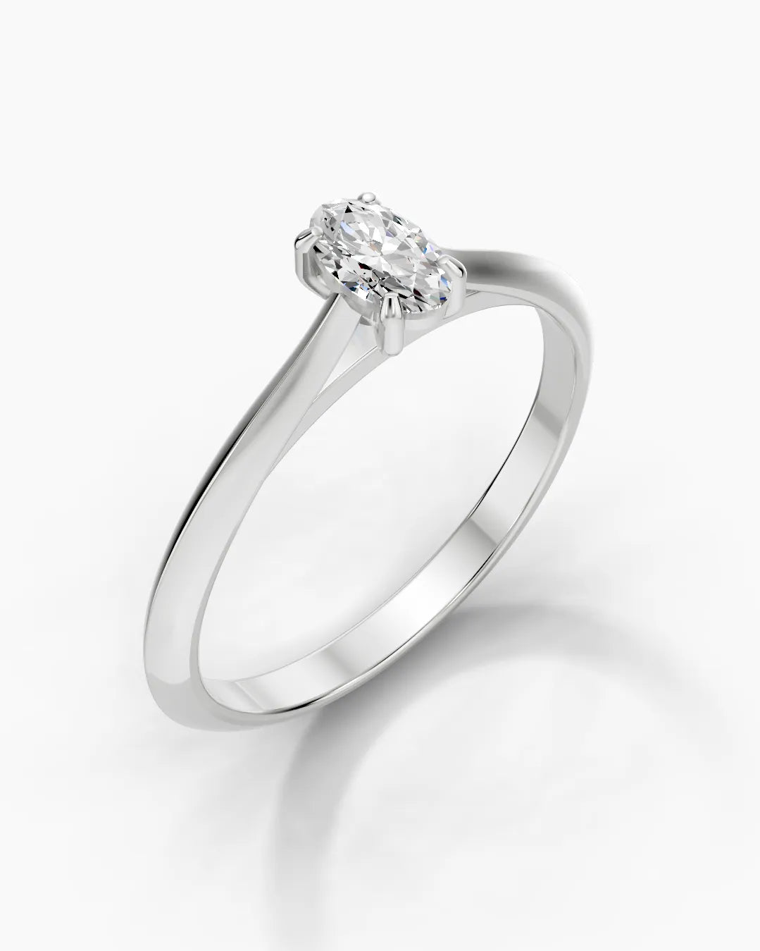 Bright Oval Women Ring