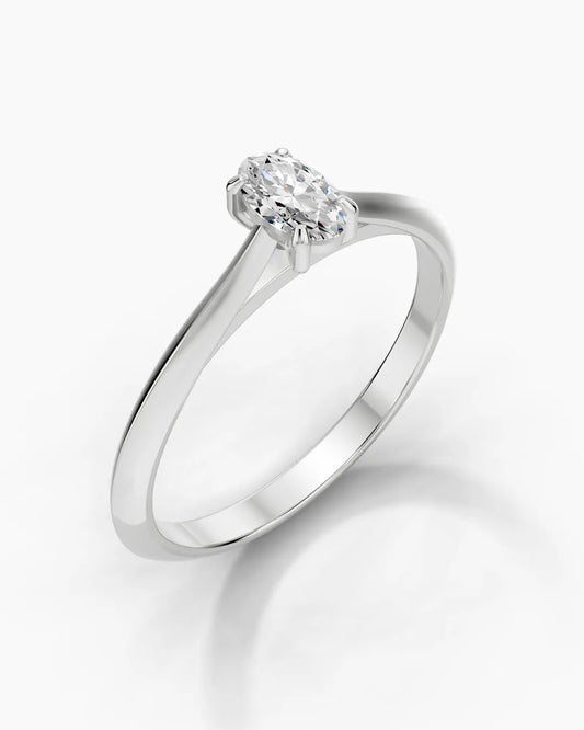 Bright Oval Women Ring