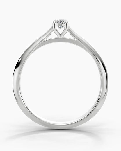 Bright Oval Women Ring