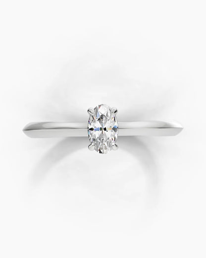 Bright Oval Women Ring