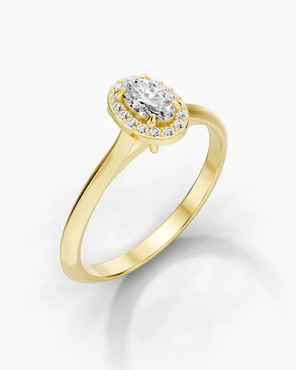 Oval Glimmer Women Ring