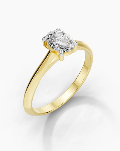 Oval Lightbeam Women Ring