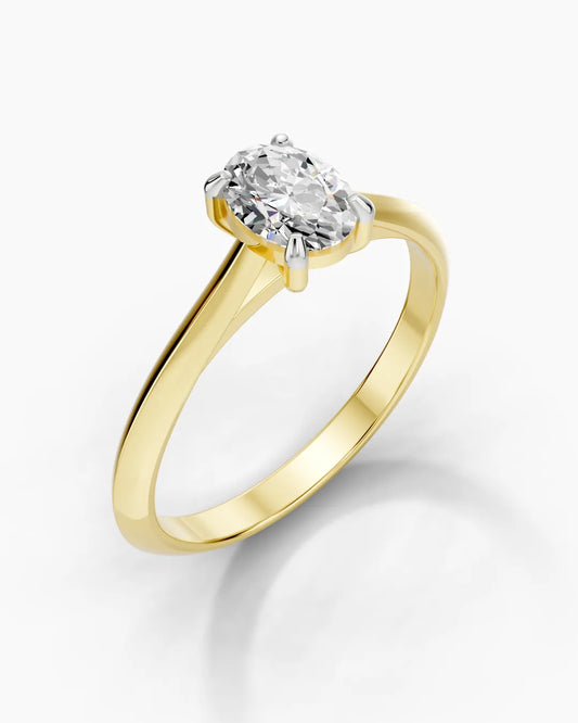 Oval Lightbeam Women Ring