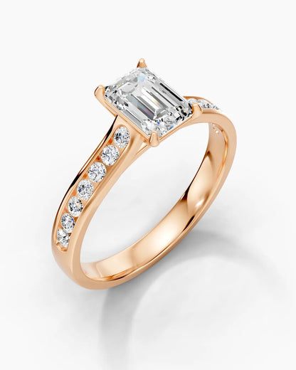 Moonlit Emerald Women Ring