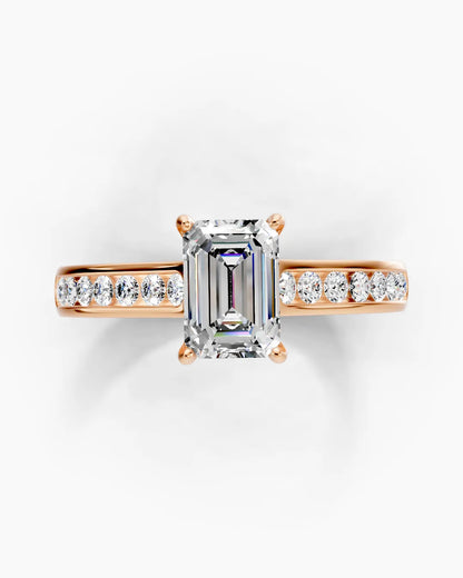 Moonlit Emerald Women Ring