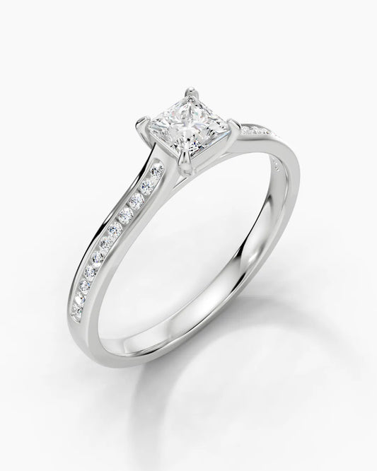 Crystal Square Women Ring