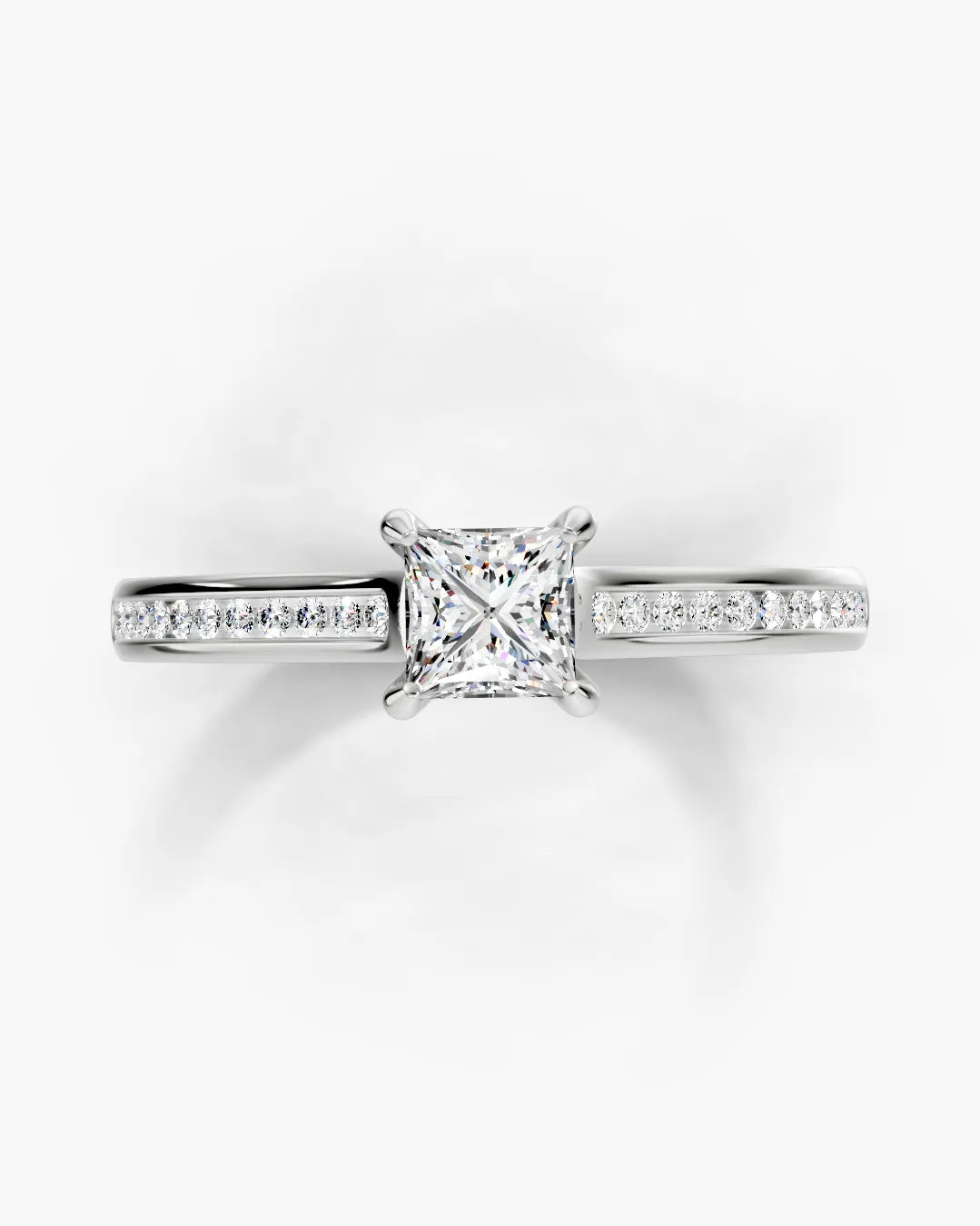 Crystal Square Women Ring