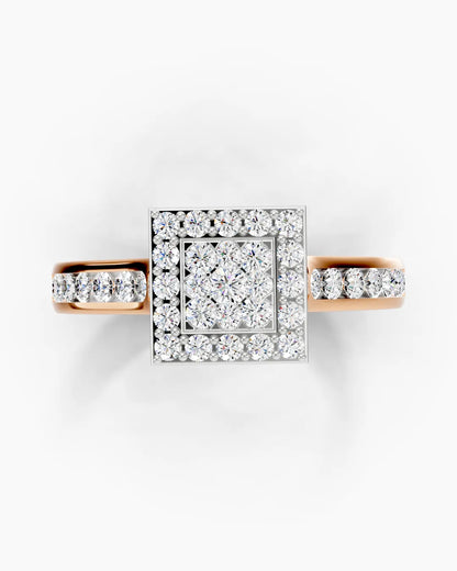 Stardrop Square Women Ring