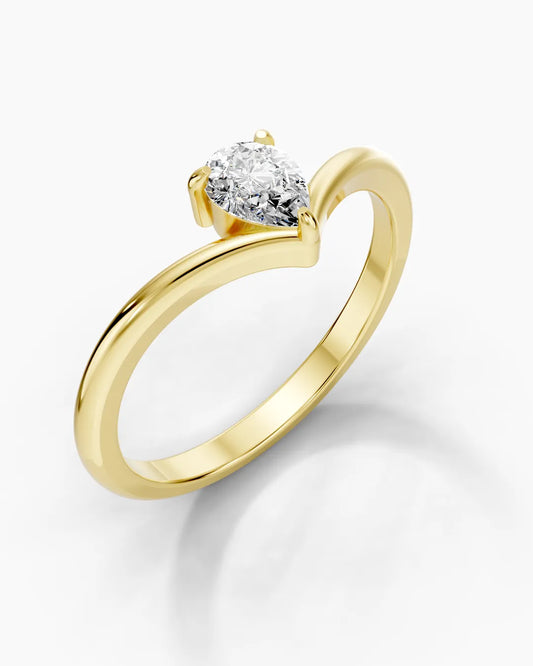 Pear Elegance Women Ring