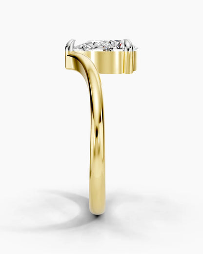 Teardrop Elegance Women Ring