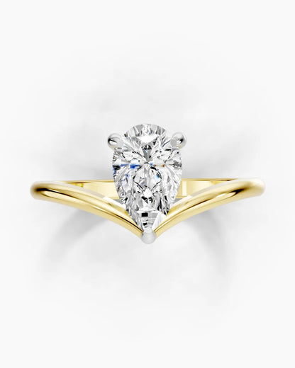 Teardrop Elegance Women Ring