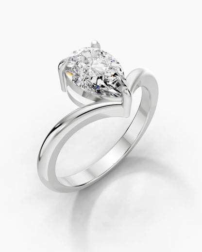 Starlight Pear Women Ring