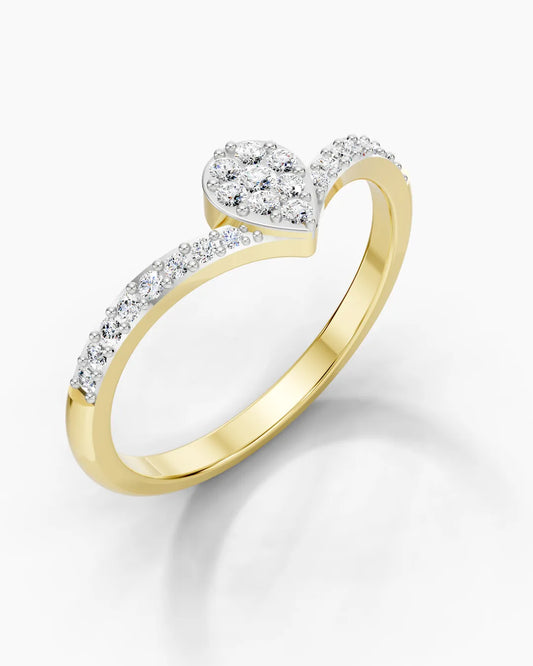 Petal Crown Women Ring