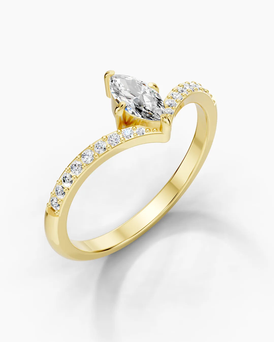 Marquise Petal Women Ring
