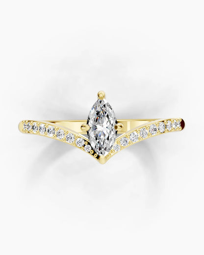 Marquise Petal Women Ring