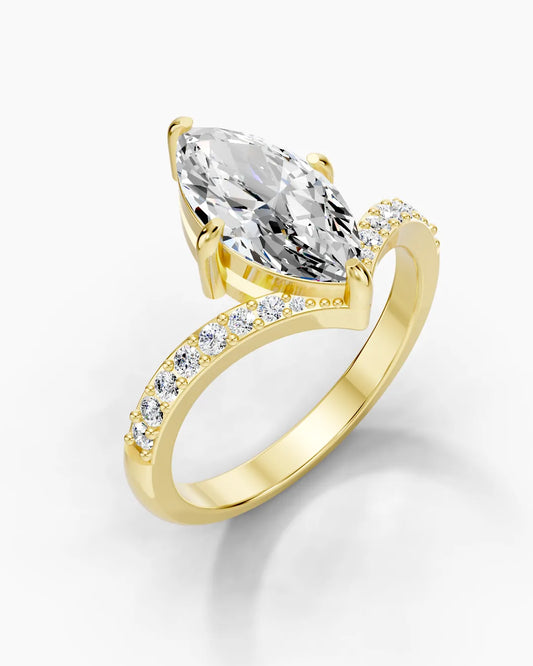 Marquise Dewdrop Women Ring