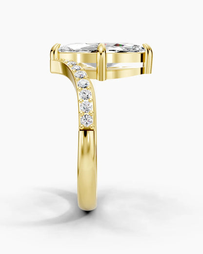 Marquise Dewdrop Women Ring